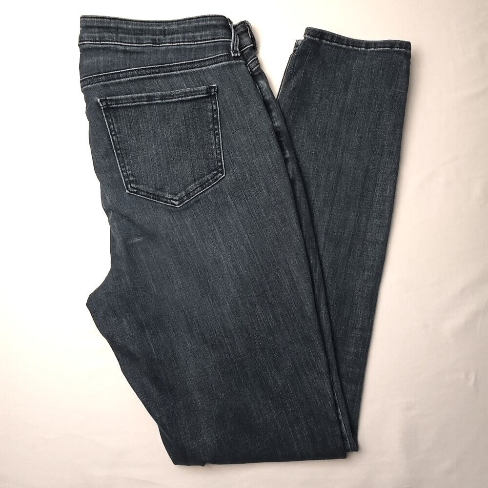 NYDJ Womens Alina Legging Lift Tuck Skinny Jeans Size 10 Dark Wash Blue Stretch